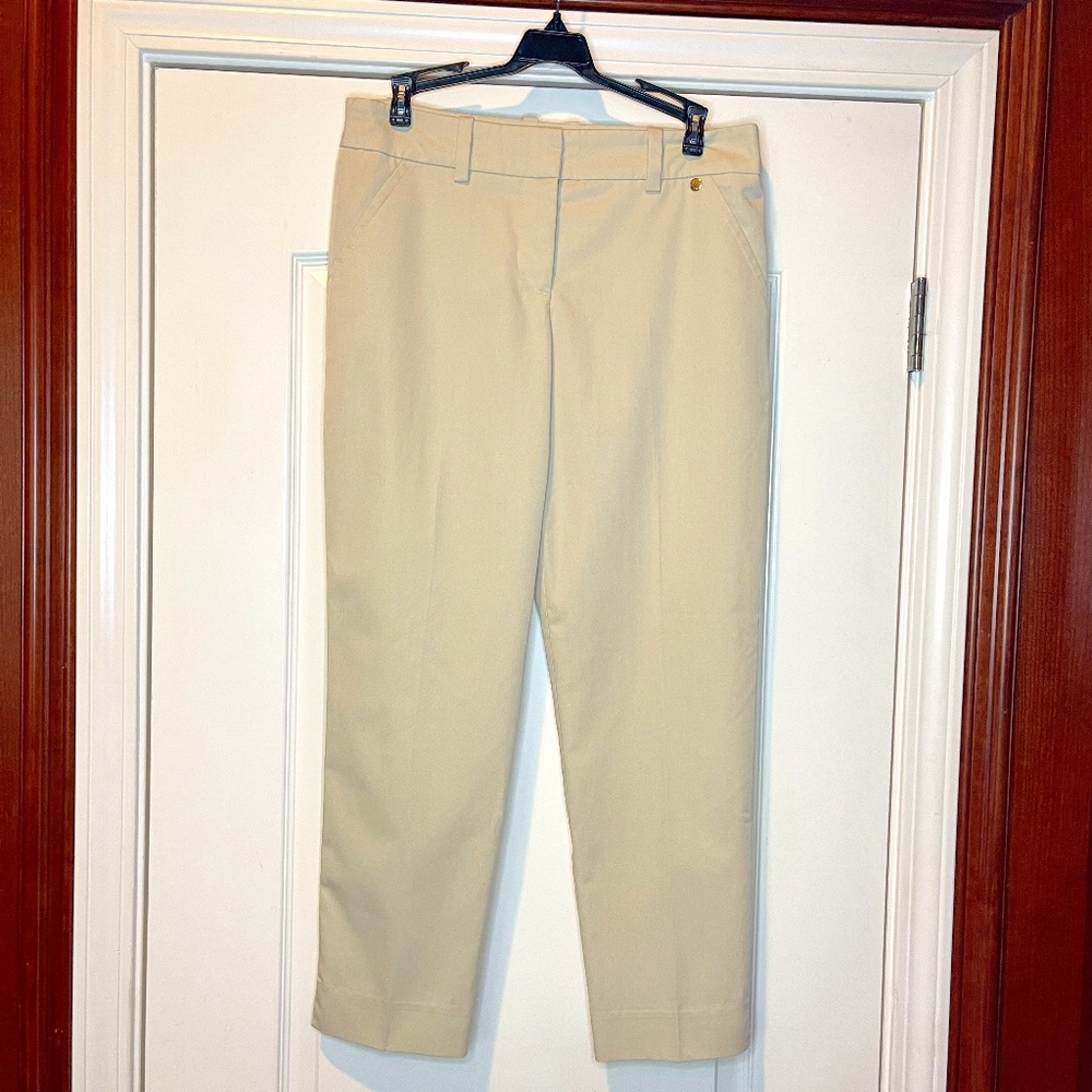 Trina Turk | Straight Leg Dress Pants in Beige Sz.6